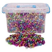 Colorations - Metallic Pony Beads, 4000pcs.