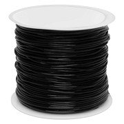 Colorations - Black Elastic Cord - 25 m, 1 mm