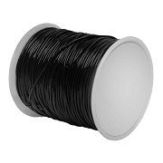 Colorations - Black Elastic Cord - 50 m, 1 mm