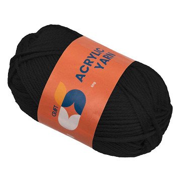 Colorations - Acrylgarn Schwarz, 50g