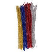 Colorations - Glitter Chenille Wire, 50 pcs.