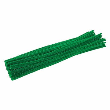 Colorations - Green Chenille Wire, 100pcs.