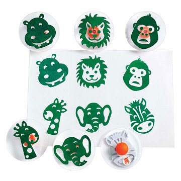 Colorations - Easy Grip Stempeln Tiere