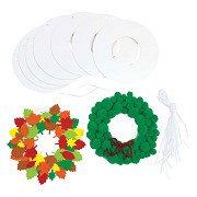Colorations - Cardboard Wreaths, 24pcs.