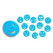 Colorations - Easy Grip Emotiestempels, 12st.