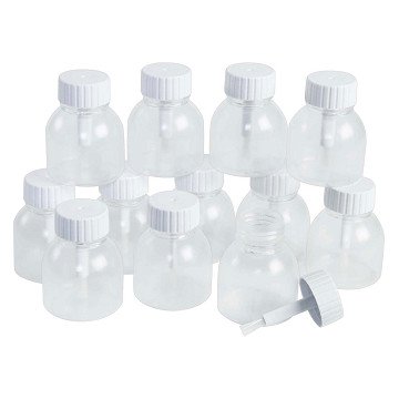 Colorations - Reusable Glue Pots with Brushes, 12 pcs.
