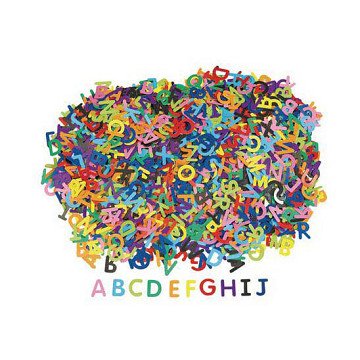 Colorations - Cardboard Letters, 2600 pcs.