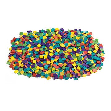 Colorations - Wooden Mosaic Squares, 1000 pcs.