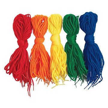 Colorations - Gekleurde Acrylgaren, 100st.