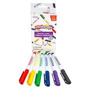 Colorations - Textile Markers Primary Colors - 6 Colors