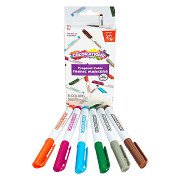 Colorations - Fabric Markers Tropical Colors - 6 Colors