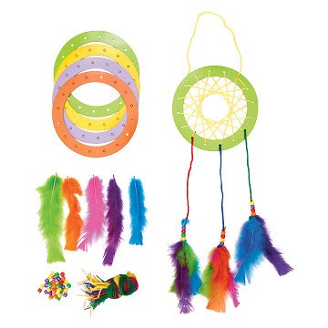 Colorations - Knutselset Kleurrijke Dromenvangers - Set van 12