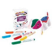 Colorations - Permanente Textielstiften in 12 Kleuren - 12st.