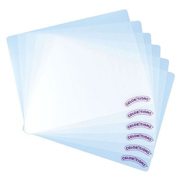 Hair colorings - Transparent Knutselmatten - 6 pcs.