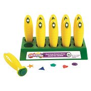 Colorations - Stempelsticks Geometrische Vormen - 10dlg.