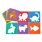 Colorations - Reusable Animal Stencils - 12 pcs.