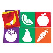 Colorations - Reusable Fruit Stencils - 12 pcs.