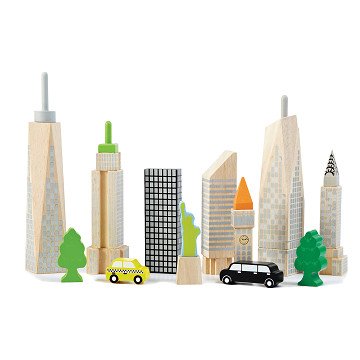 Wonderworld Skyline Blocks Glow in the Dark