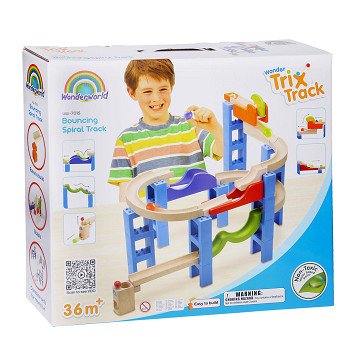 Wonderworld Marble Run Bouncing Spiral