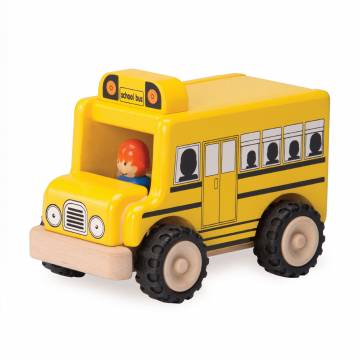 Wonderworld Wooden School Bus