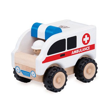Wonderworld Wooden Ambulance