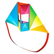 Kites Ready 2 Fly - Pop-up Mini-Nylon-Drachen Deltabox