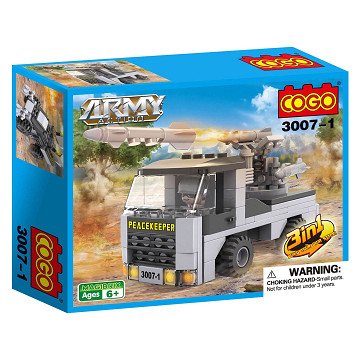 COGO - Army Peacekeeper - Truck, 3in1
