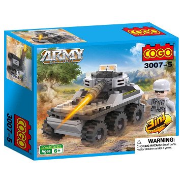 COGO - Army Peacekeeper - Tank, 3in1