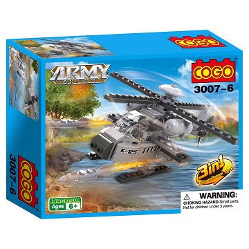 COGO - Army Peacekeeper - Helicopter, 3in1