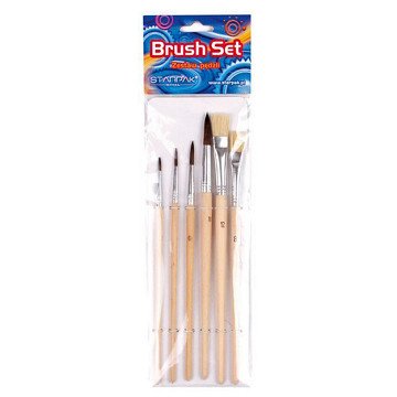 Brush set, 6 pcs.