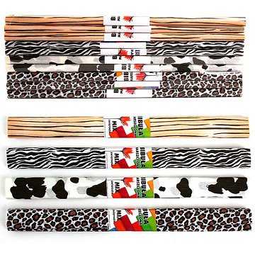 Crêpepapier Dieren, Set van 10