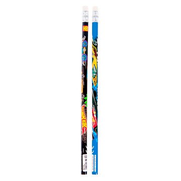 Pencils with Eraser Hot Wheels, 48 pcs.