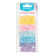 Glitter Confetti Pastel 2g, 6 Colors