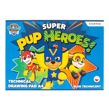 PAW Patrol Zeichenblock A4, 10 Blatt