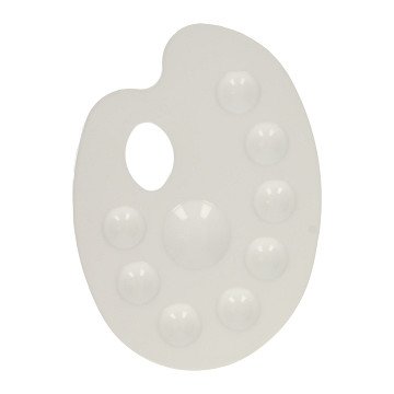 Farbpalette Weiß 9 Abschnitte