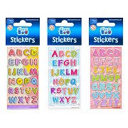 Stickerbogen Buchstaben