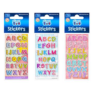 Sticker sheet Letters