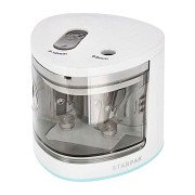 Doppelter elektrischer Bleistiftspitzer, Weiß