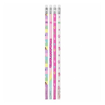 Gabby's Dollhouse Bleistift mit Radiergummi, 4 Stk.