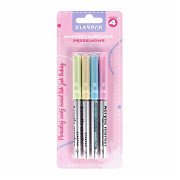 Acrylic Markers Pastel, 4 pcs.