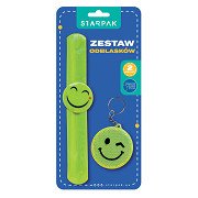 Reflecterende Klaparmband en Sleutelhanger