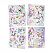 Window stickers Unicorn, 16x21cm