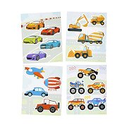 Window stickers Vehicles, 16x21cm