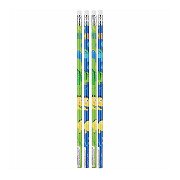 HB Pencil with Eraser Dino, 4 pcs.