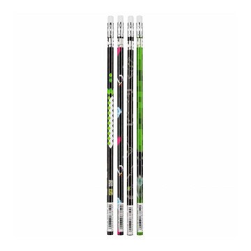 HB Pencil with Eraser, 4 pcs.