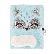 Plush Diary with Lock A5