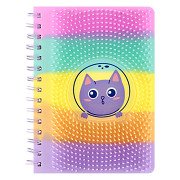Silikon-Notizbuch mit Stacheln und Katze, A5