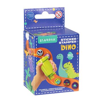 Sticker Stamp Dino, 160 pcs.