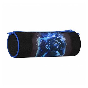 Gamer Case Rund Schwarz
