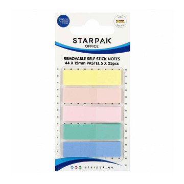 Haftnotizen 44x12mm, 5 Pastellfarben